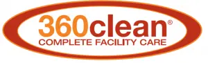 360clean janitorial cleaning logo