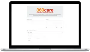 Laptop with 360care form