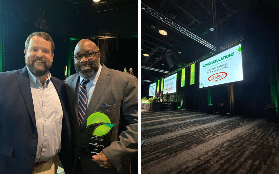 360clean franchisee Lorenzo Bates honoed with minority business of the year award