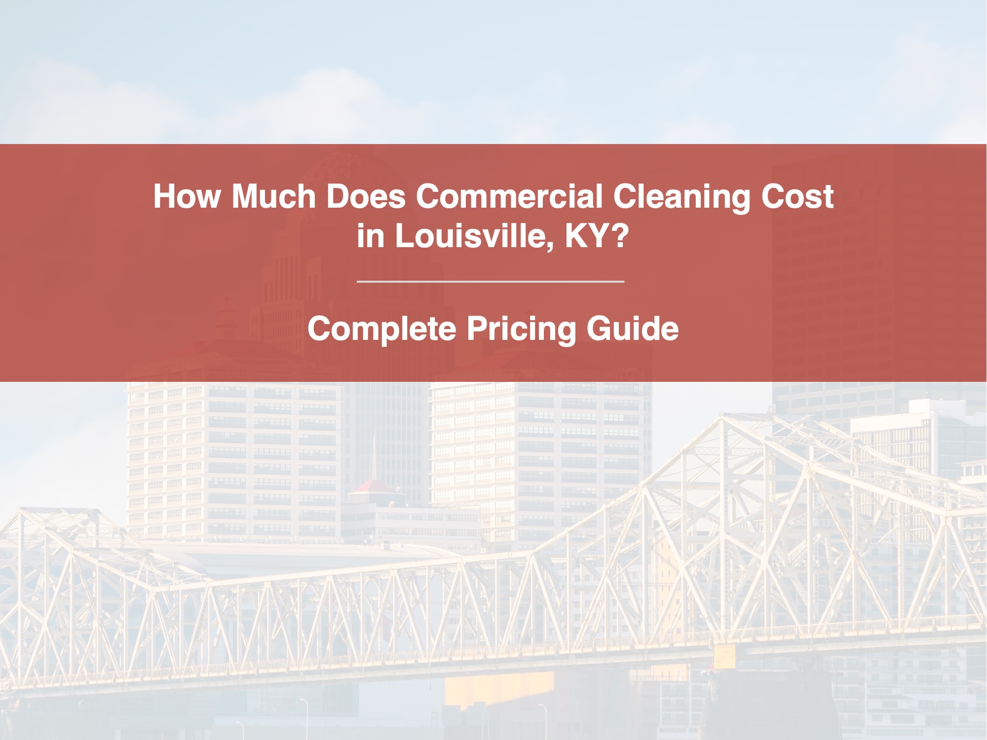 Professional commercial cleaning services in Louisville KY by 360clean