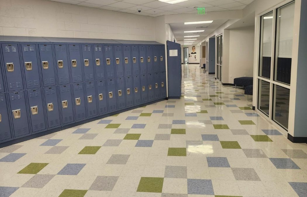 Clean school classroom